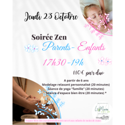 Soirée zen parents enfant (+6ans)