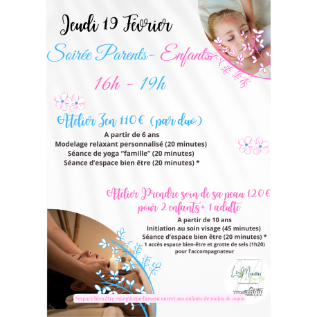 Soirée zen parents enfant (+6ans)